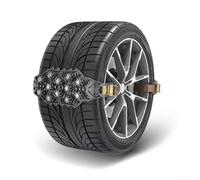 4pcs Snow Chains, Anti-Slip Car Chains, Car Winter Tyre Snow Chains, Adjustable Buckles for Icy Roads and Off-Road Driving(Black)