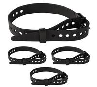 4pcs Snowshoe Straps, 9x0.8 Inch Snowboard Binding Straps Adjustable Ski Boot Wraps Ties Skiing Accessories Snowshoe Straps Replacement for Kids Adults Men Women