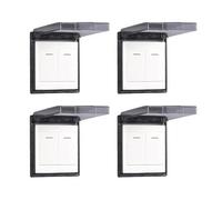 4pcs Socket Cover Socket Protector Socket Cover Light Switch Cover Socket Ultra Thin Waterproof 3 Colours Available