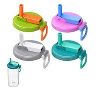 4PCS Soda Can Lids with straw, Straws Soda Can Covers, Spill-Proof Soda Can Lids, Drink Can Lids for Drinks Universal Size for Canned Beverage, Coke, Beer, Juice