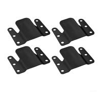 4PCS Sofa Anti-Shift Fixing Buckles with Screws Designed for Long Term Use on Sofas Armchairs Chaise Lounges and Modular Furniture (Black)