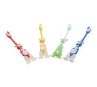 4pcs Soft Bristle Toothbrush for, PP Handle | Ergonomic Grip, Assorted Colours, Suitable for Travel and Early Childhood Settings, Gentle Daily Oral Care