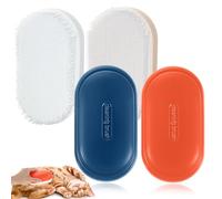 4Pcs Soft Cat Brush, Over 1000 Gentle Cat Tongue Brushes With Prickly Serrations, Lightweight Cats Grooming Brush for Daily Grooming & Enhancing Bonding, White