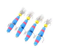 4Pcs Soft Foam Fishing Lure Swimbait Jigs Hook Float Density Foam Swim Baits With 2 Treble Hook Artificial Baits Saltwater Fishing Accessory