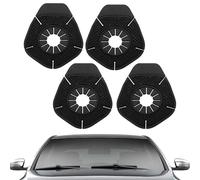 4PCS Soft Rubber Wiper Pivot Guards, Universal Car Wiper Arm Hole Pad Kit, Practical Auto Exterior Accessories, Front Windshield Arm Insert, soft rubber Car Accessories For Most Vehicles