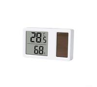 4pcs Solar Digital Indoor Climate Monitor for Temperature and Humidity Measurement 10C to 50C and 10RH to 95RH Ranges