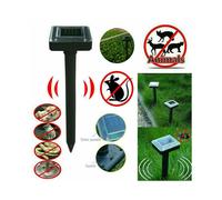 (4PCS) Solar/Ultrasonic Garden Deterrent Repeller Animal