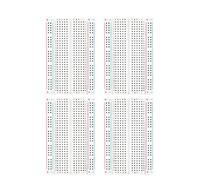 4PCS Solderless Breadboard Kit, 4x400 Point Prototyping Circuits for Arduino, Raspberry Pi, STEM Electronics Projects for University, DIY Engineering