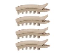 4pcs Solid Colour Volumizing Hair Clips, Quick Curling Volumizing Hair Root Clips Portable Reusable Fluffy Hair Root Clips for Thick Thin Hair