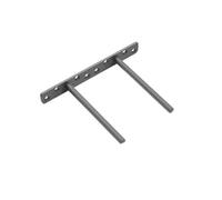 4pcs Solid Steel Floating Shelf Bracket Blind Supports Hidden Brackets for Wood Shelves for Living Room Garage(Double pole-75mm)