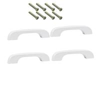 4PCS Solid Wood Kitchen Pulls Handles White Cabinets Furniture Dresser Wardrobe Cupboard Drawer Knobs Pulls Handles
