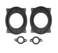 4PCS Speaker Adapter Rings, Car Audio Stereo Speaker Spacer Rings, ABS Gaskets with OEM Fit for Reiz Levin 2012-2016