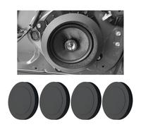 4PCS Speaker Foam Rings,High Resilience Foam 6.5 Speaker Baffle for Enhacing Sound,Universal Self-Adhesive 6.5 Speakers Rings Car Audio Accessories for Cars/SUVs/Trucks