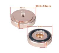 4pcs Speaker Isolation Feet Pads for Audio Speakers Amp CD Player - Aluminum Alloy & Rubber Vibration Dampers 20-50mm Gold