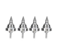 4PCS Speaker Spikes, M6/M8/M10/M12 Stainless Steel Shock Absrober Isolation Spikes Stand Foot (Without SpikePad) for Subwoofer CD DVD Player Audio Amplifier (M12)