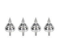 4PCS Speaker Spikes, M6/M8/M10/M12 Stainless Steel Shock Absrober Isolation Spikes Stand Foot (Without SpikePad) for Subwoofer CD DVD Player Audio Amplifier (M10)