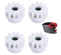 4Pcs Spin Mop Replacement Parts Spin Mop Bucket Clutch Bearing Gear Sprockets Replacement Compatible with Vileda Ocedar More Rotation Mops One Way Bearing Bucket Gears Pedal Repair Kit