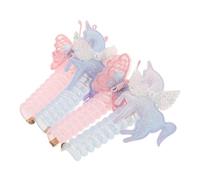 4pcs Spiral Rubber Hair Ties for Teens Ponytail Holder Thick Hair | Gentle Hold, Lightweight Comfort, Prevents Tangling, Sparkly Hair Grips, Hair Styling Accessories for Daily Use