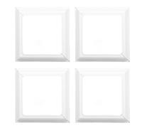 4PCS Split Type Post Skirt, 4x4 Inch Post Base Cover, Decorative Deck Column Base Trim for Fence Porch Handrail, Easy Install Replacement Skirt