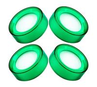 4pcs Sponge Cup Moisteners for Money Counting, 2.7 Inch Green