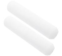 4pcs Sponge Paint Roller Covers for Walls, High Density White 6 Inch