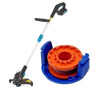 4pcs Spool Line & Cover Spool Cover And Line For MacAllister MGTP18Li 1.5mm 1x2.5m Strimmer