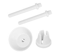 4pcs Spool Pin Cap Set for Singer Sewing Machines, Plastic Replacement Caps and Auxiliary Spool Pin Compatible with Singer 2263 3116 3323 4423 4452 8280 (White)
