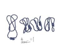 4PCS Sports Training Wall Rope, Gravity Reverse Rope for Full Body Workout, Adjustable Polyester Cotton and Stainless Steel Wall Mount Rope with Hardware for Home Gym
