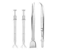 4pcs Sprinkles Tools for Cake Decorating, Cake Decorating Tools Includes Claw Sprinkle Pen Pearl Grabber & Cake Tweezers with Shovel Head Sprinkle Spoon for Cookie Cupcake Decoration