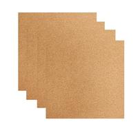 4Pcs Square Cork Board 300X300mm Wall Decoration Lightweight Craft Carving for H2D Printer Multipurpose Cork Sheets for Furniture Padding
