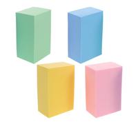 4pcs Square Exfoliating Bath Sponges for Adults Children