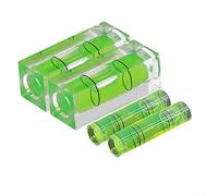 4Pcs Square/Round Spirit Level Bubble Small Leveller for Leveling Tubular 40mm