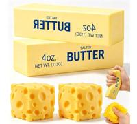 4PCS Squishy Cheese Butter Set, Slow-Rebound Stress Relief Toy