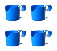 4pcs Stable Hanging Pool Drink Holder Durability Swimming Pool Cup Holder For Beverages Storage On Inflatable Pools Durability Pool Drink Rack