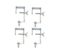 4PCS Stage Light Clamps Hook for Square Tube Pipe 37x64.5mm and 19.1x64.5mm | DJ Truss Clamps for LED PAR DJ Spots Lights Moving Head Beam Spot Square Tube Clamp, Heavy Duty 77lbs/35kg