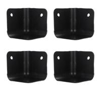 4pcs Stage Speaker Corner Guard Iron Black Shock Absorption Protection