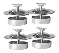 4PCS Stainless Steel Bee Hive Stand with Ant Barrier, Damp-Resistant Hive Feet for Backyard Apiaries, Beekeeping Equipment, Riser