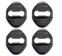 4Pcs Stainless Steel Car Door Lock Cover Compatible with for Ford Focus mk2 mk3 Fiesta Ranger Mondeo ST-line Door Latch Lock Cover Protector,D