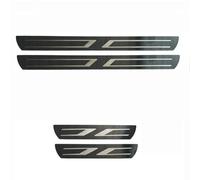 4pcs Stainless Steel Car Door Sill for Landrover Range Rover Vogue 2014-2022, Anti Slip Kick Plates, Welcome Pedal Strip Cover, Styling Decoration Accessories,Carbon Fiber