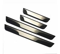 4Pcs Stainless Steel Car Door Sill Protector for VW T-ROC 2017-2022 2023 2024, Scuff Guard Plate, Kick Plates, Welcome Pedal Guard Threshold Cover,Silver