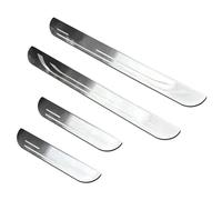 4pcs Stainless Steel Car Door Sill Protector for VW Tiguan 2 MK2 2017-2023, Antislip Kick Plates, Car Door Edge Entry Scuff Guard Strips, Accessories,Silver
