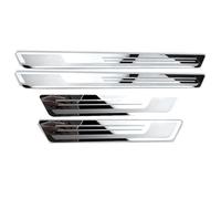 4pcs Stainless Steel Car Door Sill Protectors for Cupra Born VZ Electric 2024 2025 2026, Anti-Scratch Kick Plate Non-Slip Welcome Pedal Threshold Strips Scuff Guard,B/Type~b