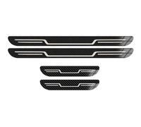 4Pcs Stainless Steel Car Door Sill Protectors Scratch Guard for Chevrolet Chevy Colorado GMC Canyon 2023 2024 2025, Protection Kick Plates Edge Entry Scuff Strips Welcome Pedal,D-One Size