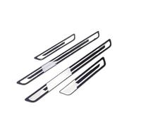 4Pcs Stainless Steel Car Door Sill Scuff Plate Protector for VW ID.3 for Facelift for Cupra for Born 2020-2025, Welcome Pedal Guard Kick Plates Threshold Cover Auto Accessories(B)