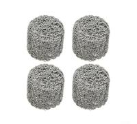 4pcs Stainless Steel Foam Lance Filters High Pressure Foam Pot Nozzle Sprayer with Mesh Suitable for Snow Soap Cleaning on Pressure Washers