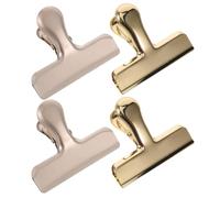 4pcs Stainless Steel Gator Clips for Scrapbooks Crafts Home Office Use