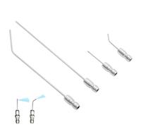 4Pcs Stainless Steel High-Pressure Needle Nozzle for Pressure Washers, Heavy Duty Hose High-Pressure Washer Spray Nozzle Kit for Drum Washing Machine, Garden Tile Gaps, Washing (1 Set)