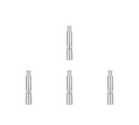 4pcs Stainless Steel Manual Pepper Grinder for Kitchen One Hand Use