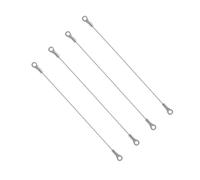 4Pcs Stainless Steel Marine Door Stop Cable Adjustable Length Door Restraint Tool for Cabinet Kitchen Boats Furniture Door Window Stopper Wire Rope