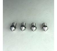4pcs Stainless Steel Nozzle compatible with 3.0mm Ultimaker 2 + UM2 Extended + 3D Printer Olsson Block Hotend, Interchangeable nozzles